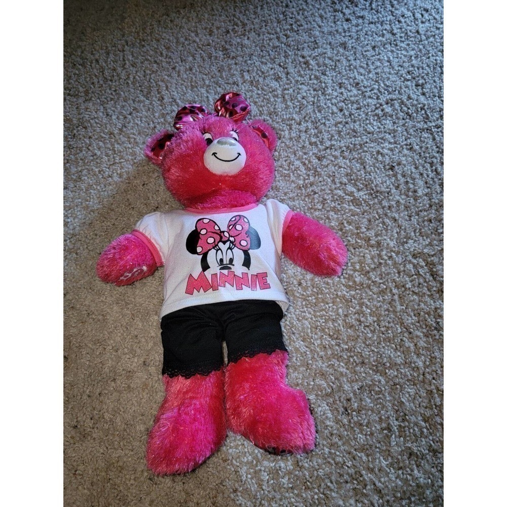 Build A Bear Minnie Mouse Downtown Disney Edition With Outfit